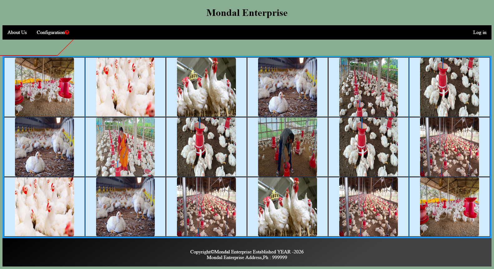 Mondal Enterprise dashboard preview